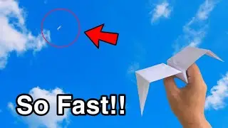 How to Make a Paper Airplane &ldquo;Lightning Wing&rdquo; | Easy Origami Plane that Flies Far