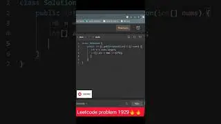 Leetcode problem Solving 1929 || Concatenation of Array 🔥