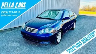 Toyota Corolla LE 2004 года выпуска. Один владелец. Пробег 103 000 км! Без ржавчины!