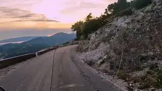 &Eta;&lambda;&iota;&omicron;&beta;&alpha;&sigma;ί&lambda;&epsilon;&mu;&alpha; &sigma;&tau;&omicron;&nu; &Alpha;ί&nu;&omicron; &Kappa;&epsilon;&phi;&alpha;&lambda;&omicron;&nu;&iota;ά&sigmaf;.Sunset on Aenos mountain in Kefalonia island -Greece.