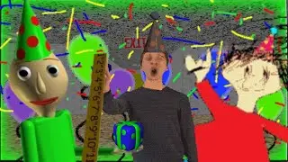 I PLAYED BALDI PARTY MODE, BALDI WAS STILL TRYNA CLAP MY CHEEKS (Baldi's Basics, Party Mode)