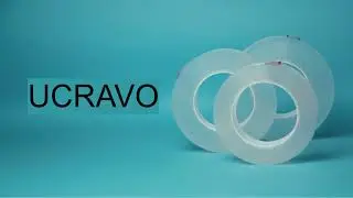 UCRAVO Double Sided Tape Heavy Duty - Multipurpose Removable Traceless Mounting Adhesive Tape