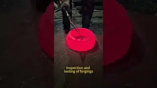 Inside a custom forge: inspection & testing to guarantee forging quality#customforging #weforging