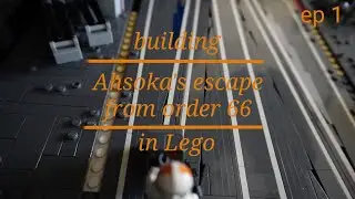building Ahsoka's escape from order 66 in lego | episode 1 | lower platform