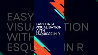 Data Visualizations in R with esquisse: Create and customize ggplot2 charts with drag-and-drop