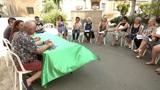 Caf&egrave; amb Lletres a Godall, amb 'Esquerdes als ulls' de Jes&uacute;s Serrano