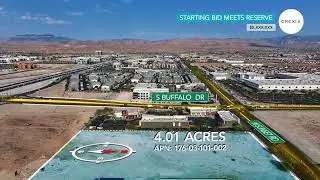 Land For Auction | Sunset Rd/Tioga Way, Las Vegas, NV | CRE Video | CRE Property Video by VidTech