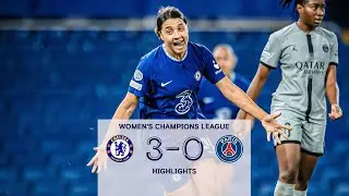 Chelsea Women 3-0 PSG F&eacute;minine | Women's Champions League Highlights