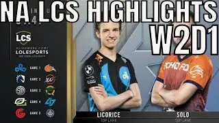 LCS Highlights ALL GAMES Week 2 Day 1 Summer 2019 Leaguee of Legends NALCS