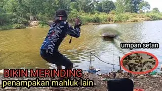 MERINDING..🦍 PENAMPAKAN MAHLUK LAIN Di BALIK RIMBUNAN POHON‼️ MANCING IKAN LELE // Spot Gratisan