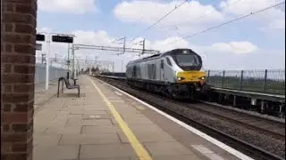 Chiltern Railways 68013 and 68014 working light loco moves at Cheddington and Berkhamsted 19/04/23