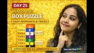 Box Puzzle | Day 25 Reasoning | Easy Approach & Tricks | Important for All Competitive Exams
