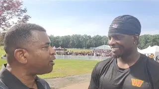 @commanders Training Camp Conversation with 4th year Running Back Brian Robinson Jr. #8