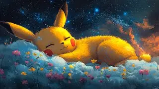 Relaxing Sleep Music - Pikachu's Dream, Peaceful Sleep, Cloud Bed, Relax Music, Pok&eacute;mon, Sleep, ASMR