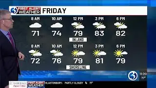WEATHER: Humidity kicking up over the course of the next week