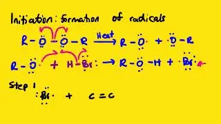 ALKENE REACTION ADDITION OF HYDROGEN BROMIDE WITH PEROXIDE LESSON 103