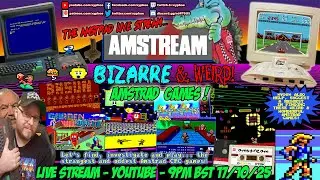 [AMSTRAD CPC] ⚡️AMSTREAM 🕹️ Bizarre & Weird Amstrad CPC Games!👀😱 Amstrad's strangest games! Help me!