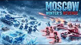 LEGO Moscow - BLUE vs RED Army Winter Counterattack - Epic WW2 Battle ❄️💥