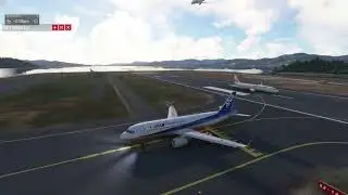 Aterrizaje en NAGASAKI - RJFU   MSFS2020 FENIX A320CFM-SL