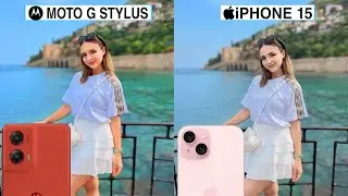 Moto G Stylus 5G 2024 Vs iPhone 15 Camera Test Comparison