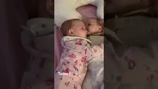 Cute baby twins Ella and Carter , boy girl twins cuddle #twins  #baby  #babies  #family