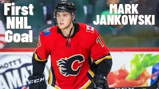 Mark Jankowski #77 (Calgary Flames) first NHL goal Nov 9, 2017