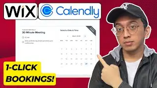 How To Add Calendly To WIX Site | Create a Booking Page so Anyone Can Schedule Meetings with You!