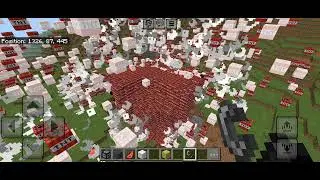Massive tnt explosion in Minecraft biggest one