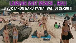 Bali's beaches are inundated with tourists for New Year's Eve! Uluwatu Bali - Labuan Sait Beach |...