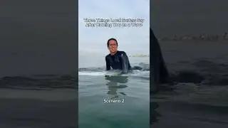 Что говорят местные серферы, обжегшись на волне.