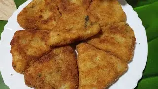 مثلثات البطاطا و الجبن