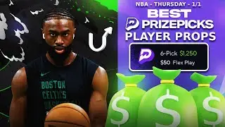 Thursday NBA Player Props and Bets | PrizePicks | NBA | Learn How To ACTUALLY Profit on PrizePicks