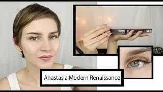 Anastasia Modern Renaissance Palette Swatching and Makeup Look