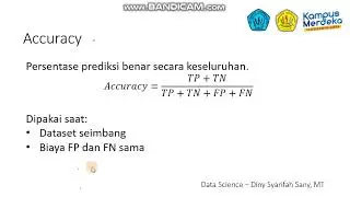 Accuracy, Precission, Recall Bagian 1
