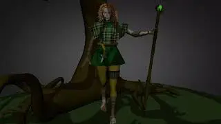 Character Model: Flidais Action Pose