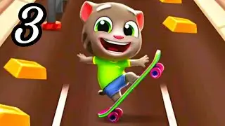 Talking Tom Gold Run #3 - Funny Games - Android Gameplay