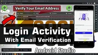 Create Firebase Login Activity With Email Verification In Android Studio - JAVA - isEmailVerified();