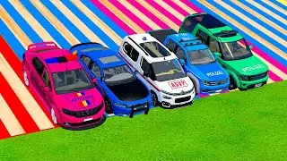 TRANSPORTING POLICE CARS & AMBULANCE EMERGENCY VEHICLES WITH TRUCKS ! Farming Simulator 22