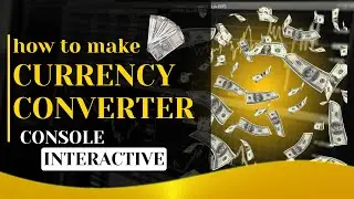 Console interactive currency converter