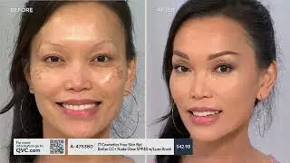 IT Cosmetics Your Skin But Better CC+ Nude Glow SPF40 w/ Luxe Brush on QVC