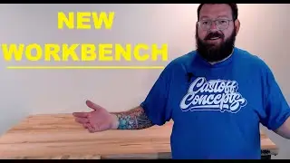 Unboxing and assembly of the new L-shaped workbench by Global Industrial - Castoff Concepts
