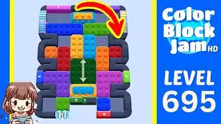 Color Block Jam Level 695 Solution Walkthrough