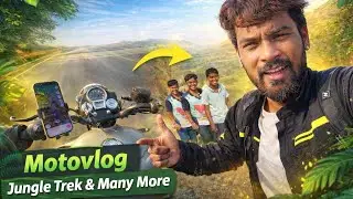 Jungle ke raaston se dosti tak 🌿🏍️ I Motovlog | Jungle Trek & Many More #Motovlog #JungleTrek