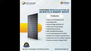Installing Risen Solar panel is a smart choice for your home and business