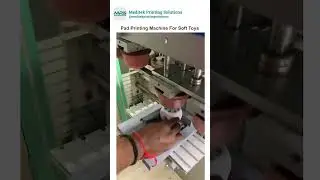 Pad Printing Machine for Soft Toys #meditek #toys #pad #printing #machine  #manufacturing #industry