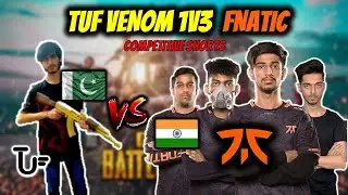 TUF VENOM 🇵🇰 1V3 FNATIC 🇮🇳 | #PUBGM #PUBGShorts #SHORTS