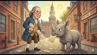 Bobby The Rhino Meets The Founding Fathers in 1776