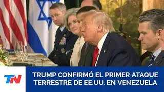 Trump confirmó que EE.UU. atacó un muelle que sería utilizado por el narcotráfico en Venezuela