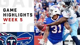 Titans vs. Bills Week 5 Highlights | NFL 2018