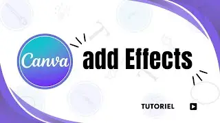 How to add effects on canva